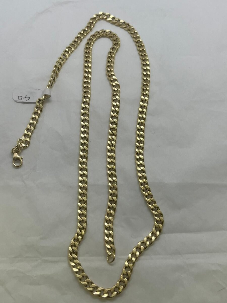 Collana Oro 18kt 750% Uomo Giallo Grumetta 60cm - immagine 4