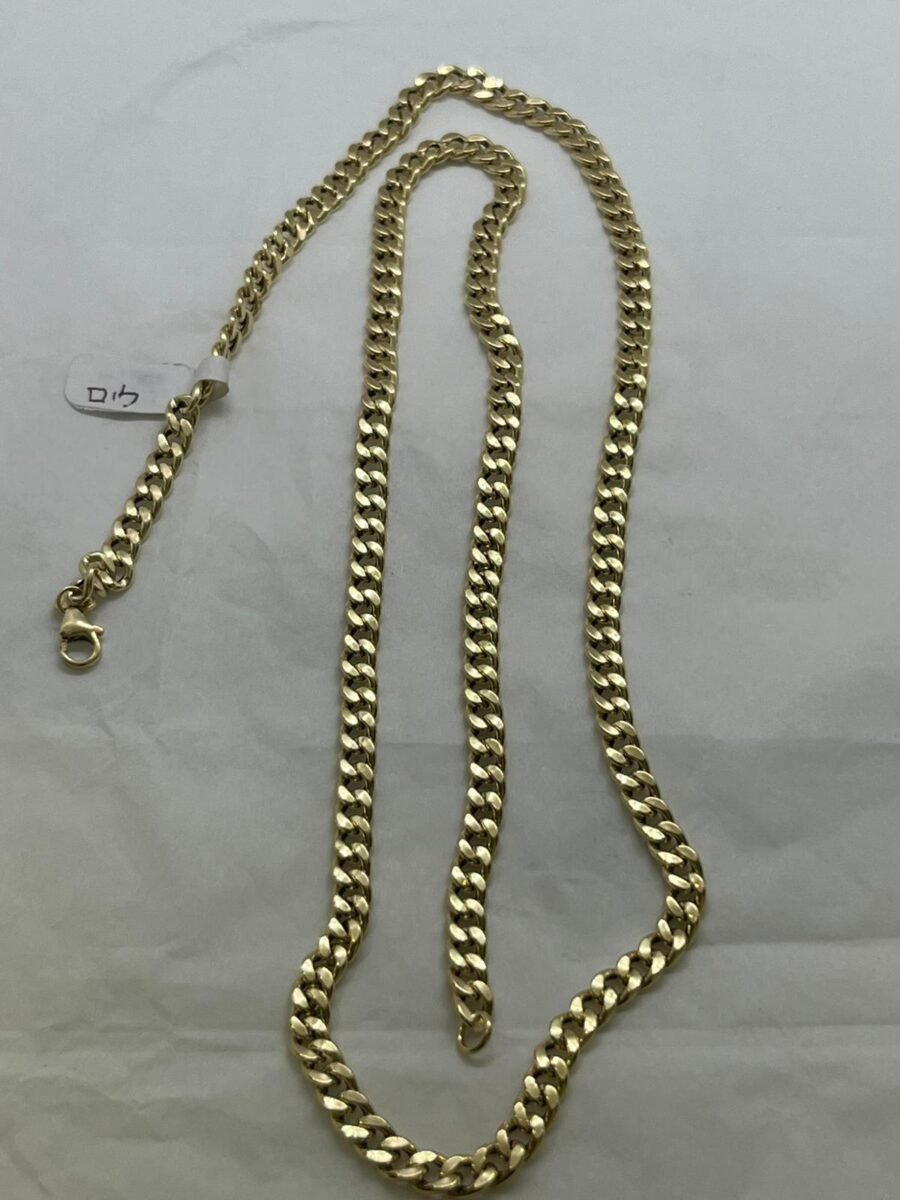 Collana Oro 18kt 750% Uomo Giallo Grumetta 60cm
