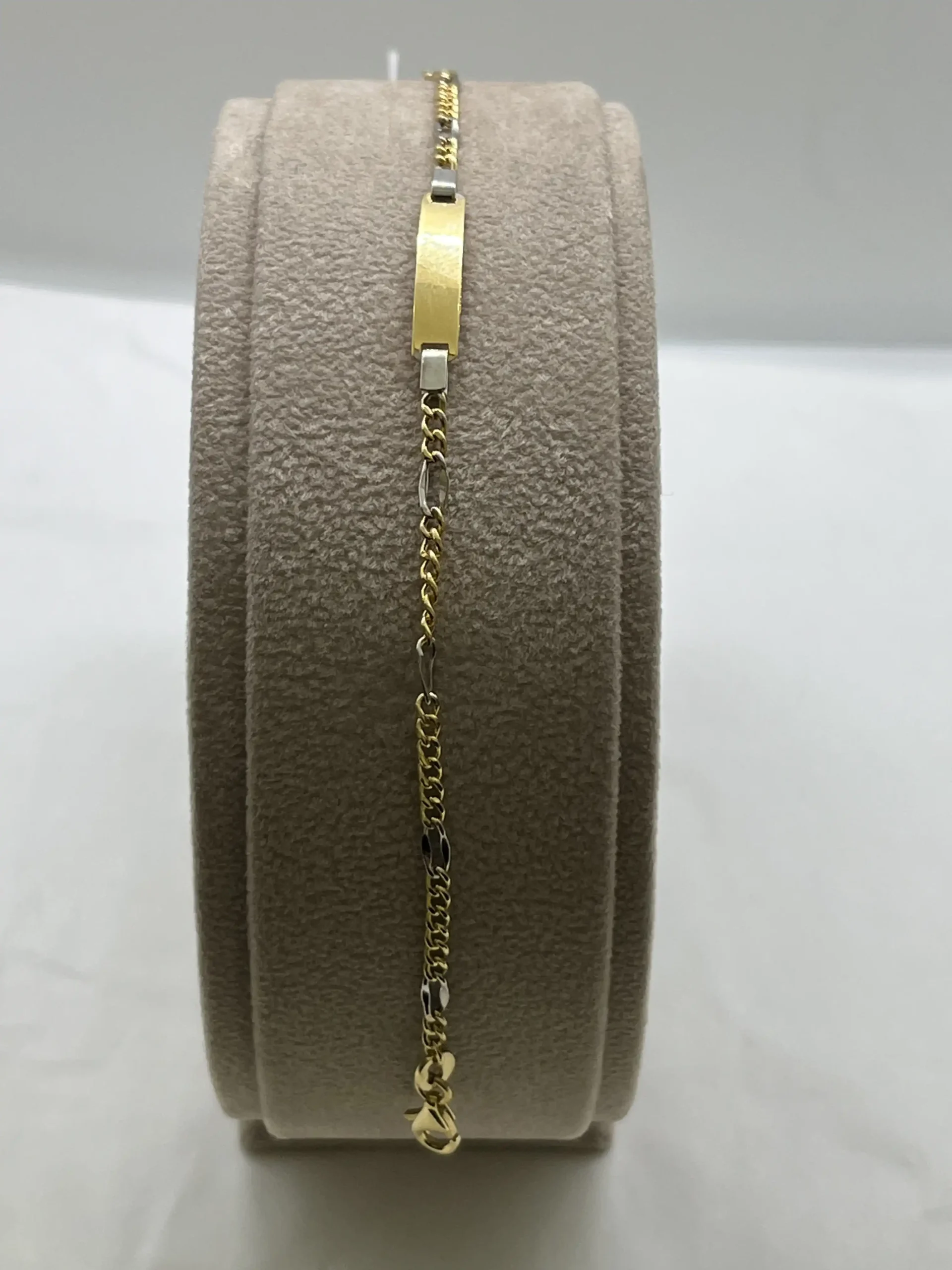 Bracciale Oro 18 Kt 750% Ragazzo Comunione Bambino Battesimo - immagine 4