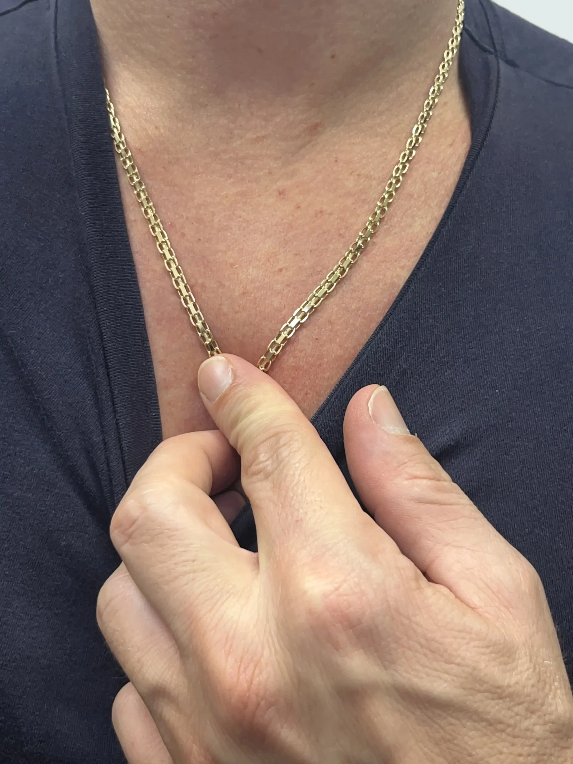 Collana Oro 18kt 750% Giallo Uomo Donna - immagine 2