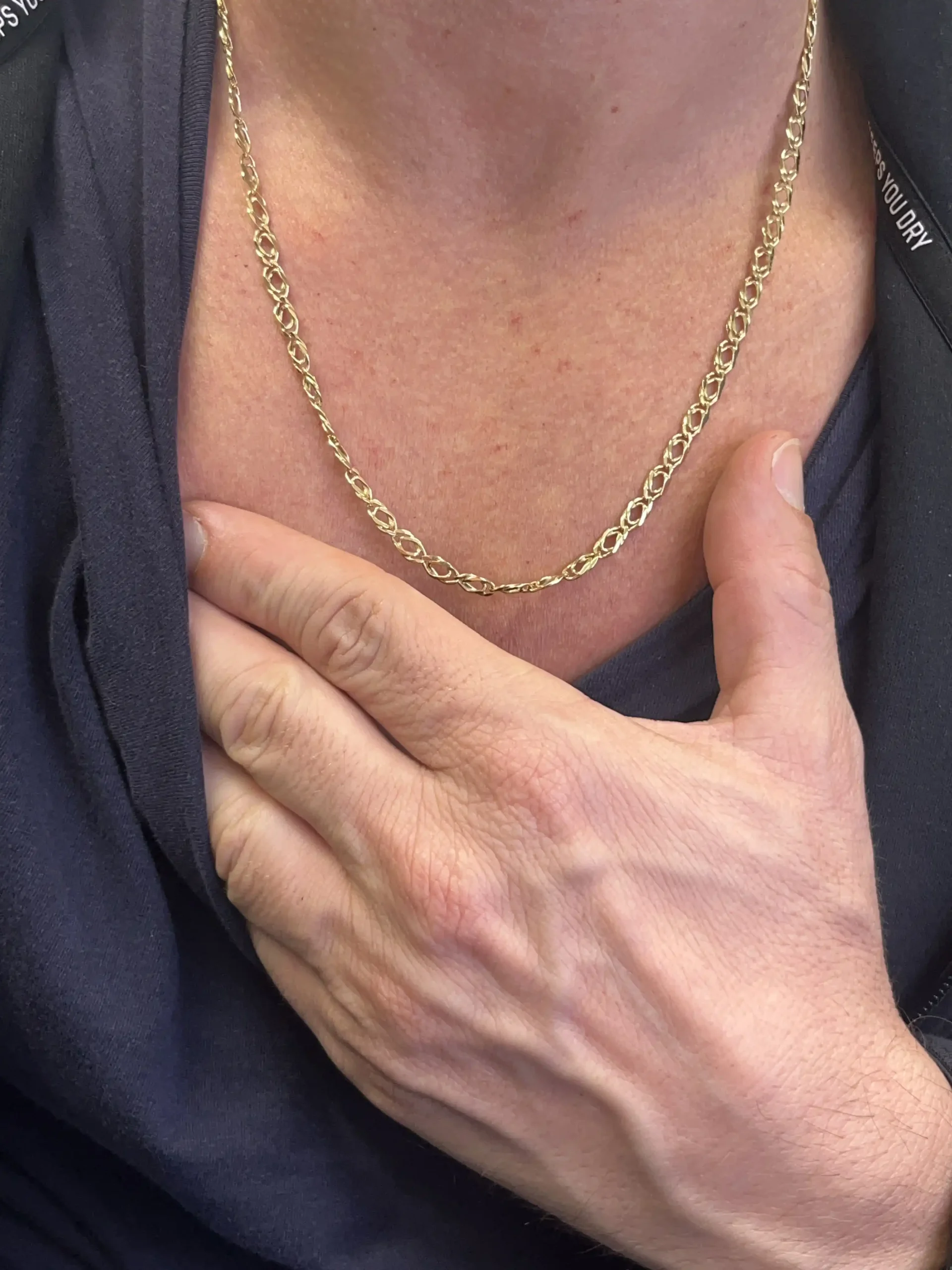 Collana Oro 18kt 750% Giallo Uomo Donna - immagine 3