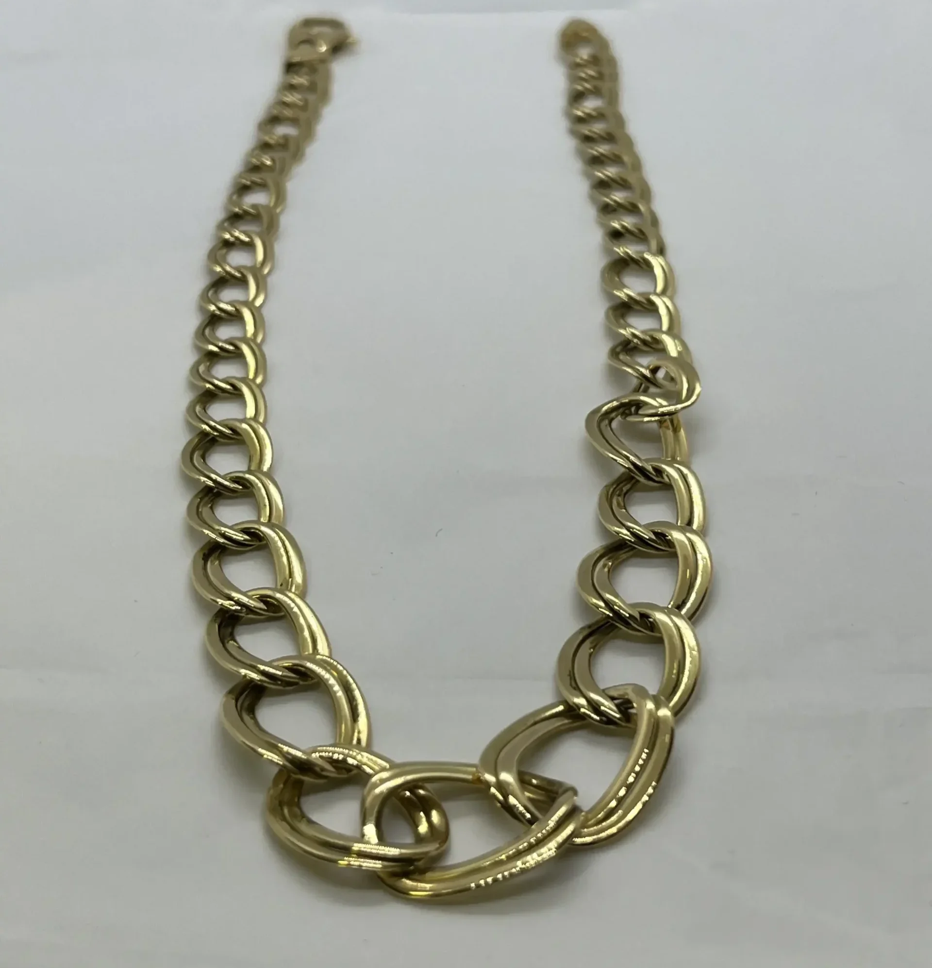 Collana Oro Giallo 18kt 750% Donna Maglia Piena