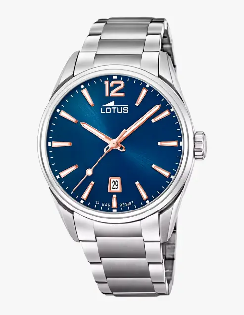 Orologio Lotus 18692/2 Azzuro Bracciale In Aciaio Uomo