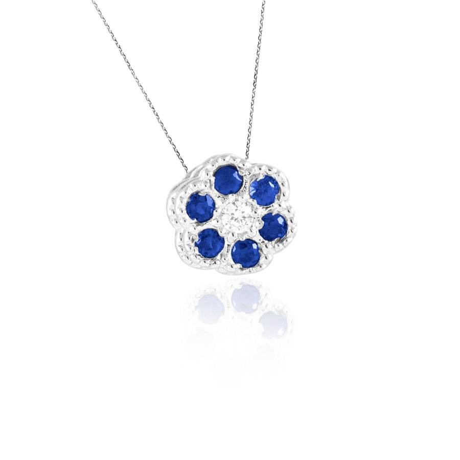 Collana In Oro 18kt Con Diamanti E Rubini/Smeraldi/Zaffiri - immagine 2