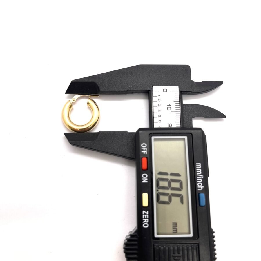 Orecchini In Oro 18Kt Cerchi Donna 1.8Cm - immagine 3